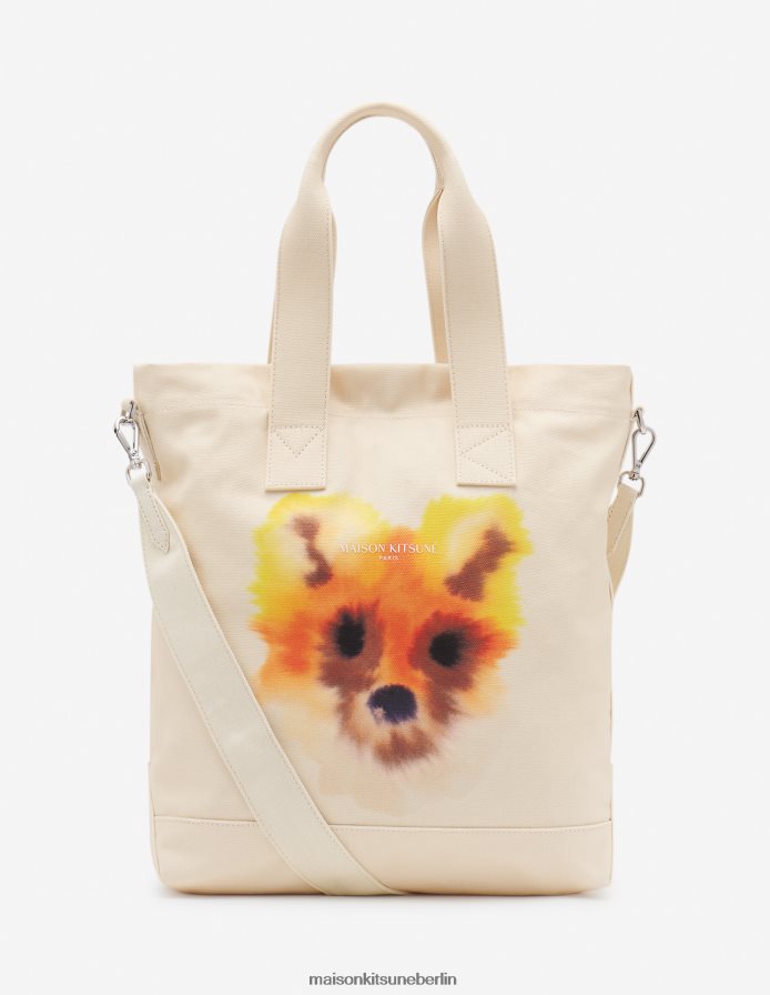 Zubehörteil V2DHL515 naturfarben unisex mk x rop van mierlo fox n/s tote Maison Kitsune