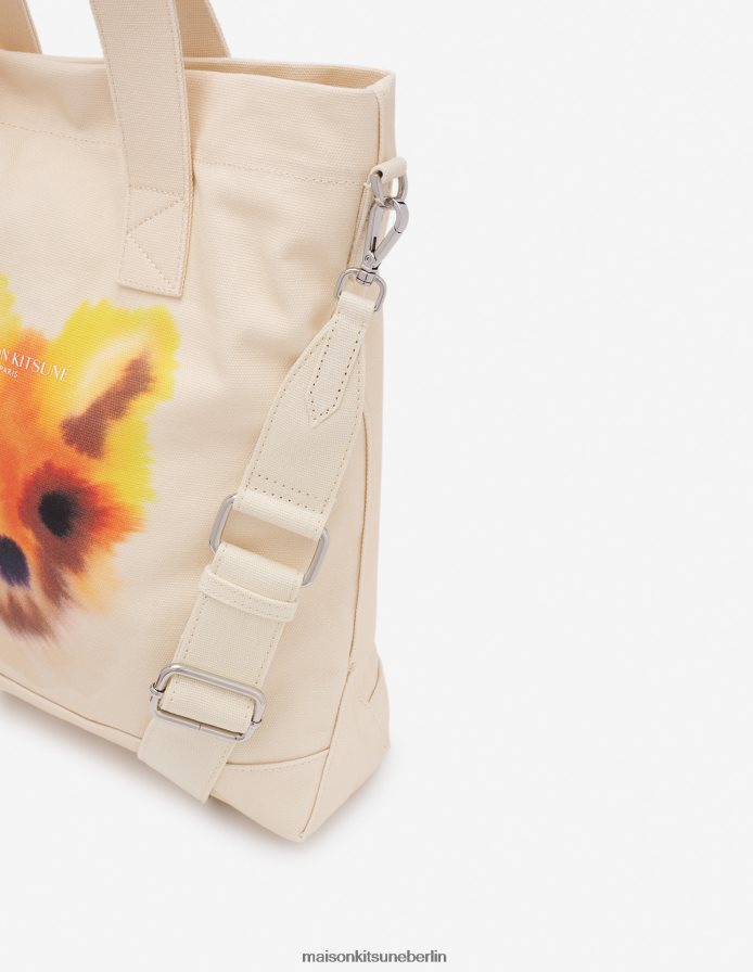 Zubehörteil V2DHL515 naturfarben unisex mk x rop van mierlo fox n/s tote Maison Kitsune