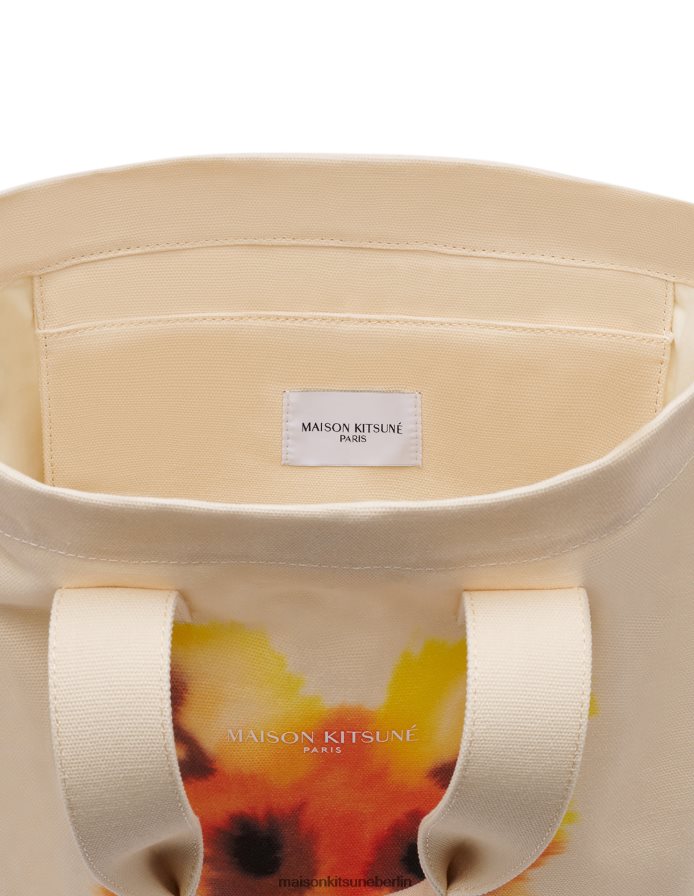 Zubehörteil V2DHL515 naturfarben unisex mk x rop van mierlo fox n/s tote Maison Kitsune