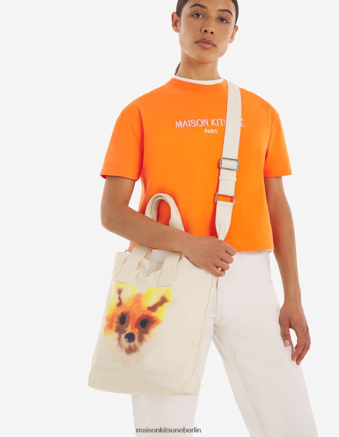 Zubehörteil V2DHL515 naturfarben unisex mk x rop van mierlo fox n/s tote Maison Kitsune