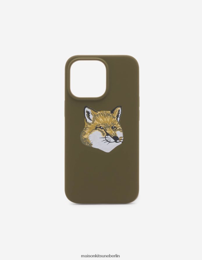 Zubehörteil V2DHL595 Khakigrau unisex Fox Head Sling Case für i14 Pro Khakigrau Maison Kitsune