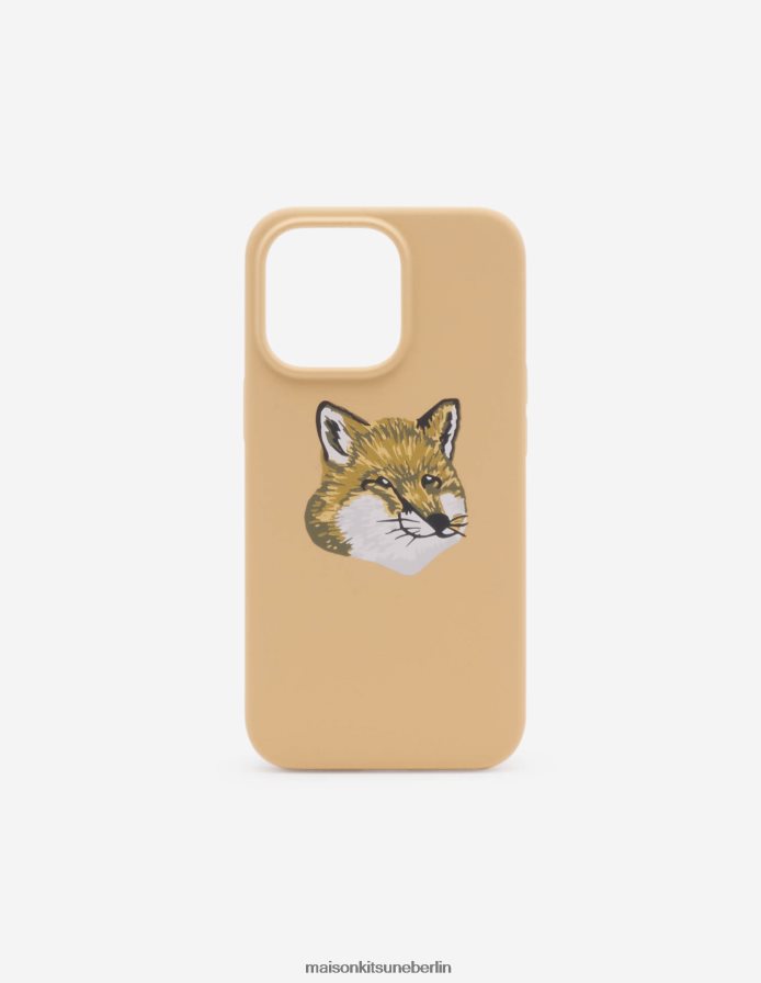 Zubehörteil V2DHL599 Beige unisex Fox Head Sling Case für i14 Pro Beige Maison Kitsune