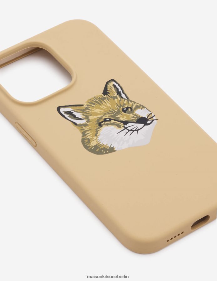 Zubehörteil V2DHL599 Beige unisex Fox Head Sling Case für i14 Pro Beige Maison Kitsune
