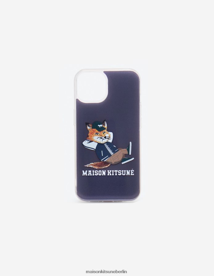Zubehörteil V2DHL602 Marine unisex Handyhülle mit gekleidetem Fuchs Maison Kitsune